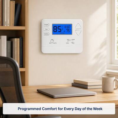 Miuputake STN625 Isı Pompası Termostatı 7 Gün Programlanabilir ve 2 Isıtma 1 Soğutma
