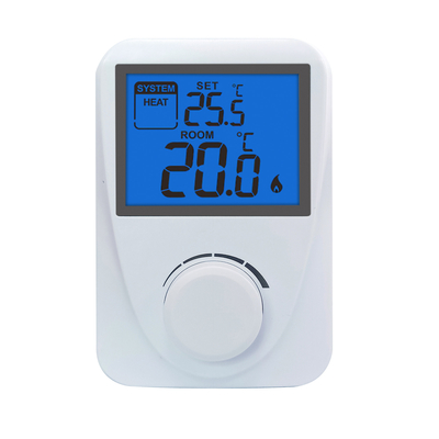 Riseem ST2601 230V Programlanamayan Dijital Isıtma Odası Termostat Mavi Arkaplan Işıklı Gaz Kazanı