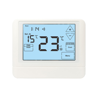 24V Wifi 7 Gün Veya 5/1/1 Programlanabilir Oda Termostatı Doğruluğu ± 1 ° C Tuş Kilidi