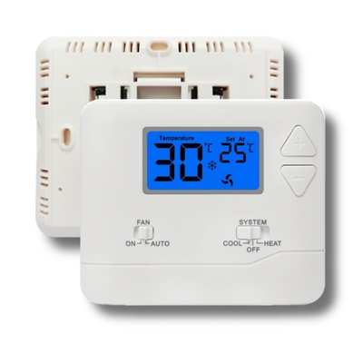 Klima için Standart Beyaz 24V Programlanamayan Termostat