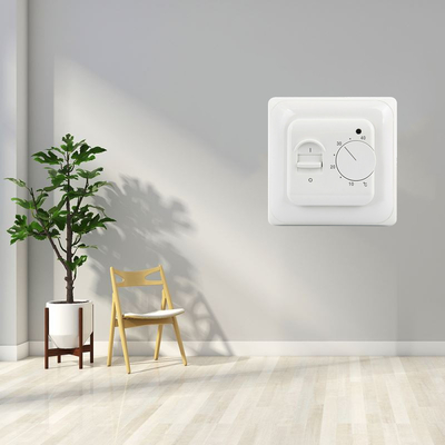 Beyaz Renkte Su AC Dijital Isıtma Elektronik Oda Termostatı