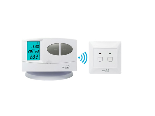 Riseem Kablosuz Düğme LCD Ekran Klima Kontrolü Isıtma hvac RF 7 Gün Gaz kazanı için programlanabilir termostat