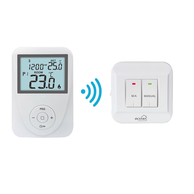 Riseem 230V WiFi RF Kablosuz Programlanabilir Oda Termostatı Kazanlar için