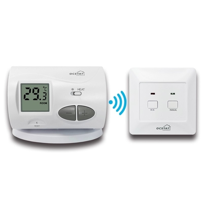 Riseem 868MHZ Yeraltı Isıtma Düğme RF Elektrikli Oda Termostatı