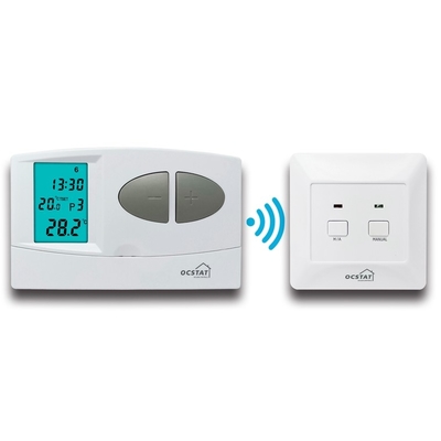 Riseem Haftalık Programlanabilir ABS RF Oda Kablosuz RF Termostat Yer altı ısıtma için
