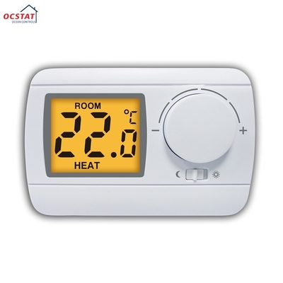 Riseem LCD Programlanamayan Yer Isıtma Termostatları 6A Akıllı NTC Sensörü ile