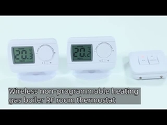 E3RF Beyaz ABS 220V Dijital Gaz Kazanı Sıcaklık Kontrol Cihazı RF Oda Termostatı