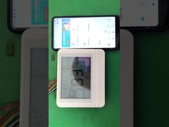 Sıcaklık Kontrol İhtiyaçları ve Verimlilik için Programlanamayan Beyaz Dijital Oda Termostatı