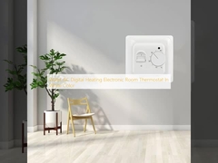 Beyaz Renkte Su AC Dijital Isıtma Elektronik Oda Termostatı